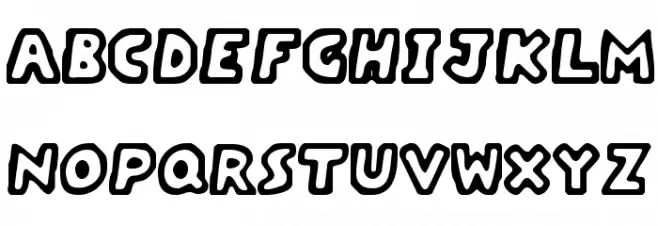 Vacant Capz BRK Schriftart Groß