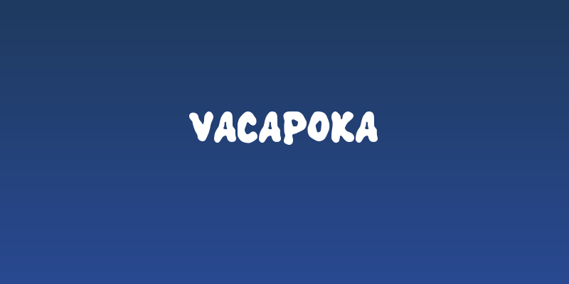 Vacapoka Social Header