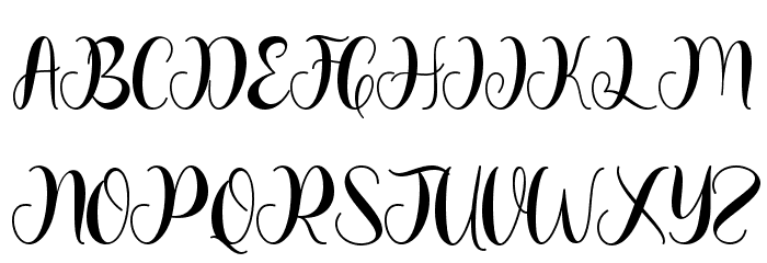 Vacation Monogram Font UPPERCASE