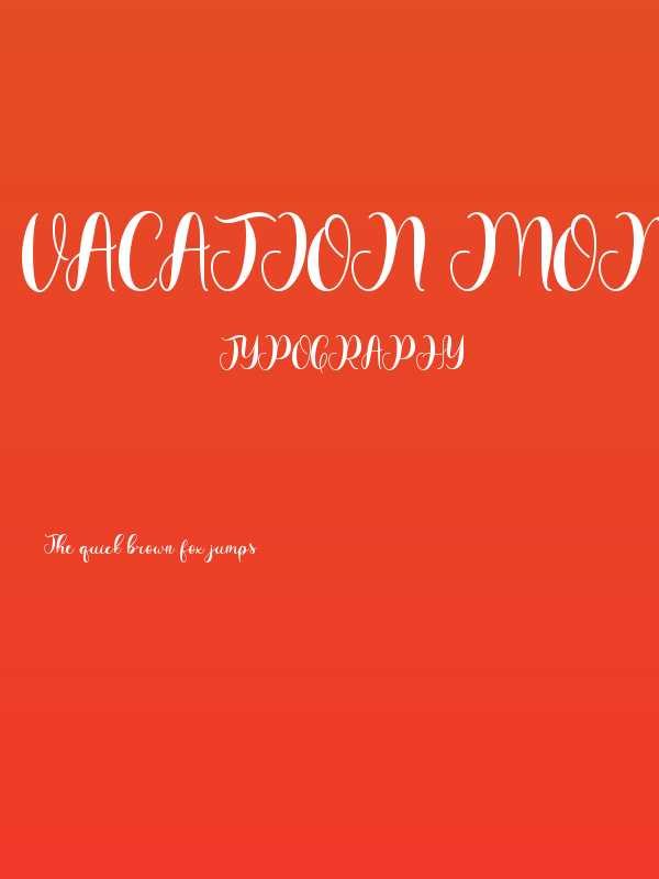 Vacation Monogram Poster