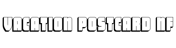 Vacation Postcard NF Font