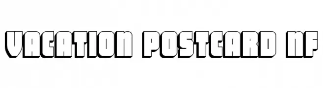 Vacation Postcard NF  font caratteri gratis