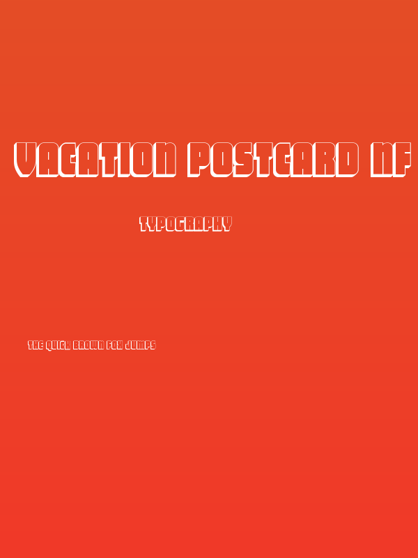 Vacation Postcard NF Poster