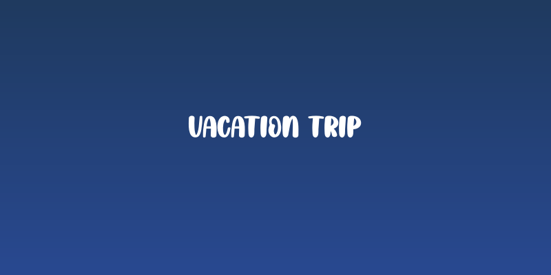 Vacation Trip Social Header