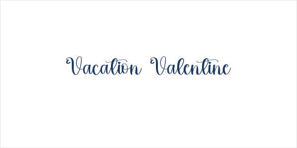 Vacation Valentine Logo