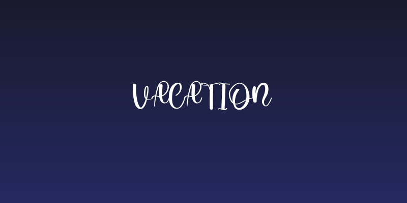 Vacation Social Header