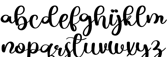 Vacation Font LOWERCASE