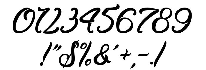 Vacations in Phuket Font OTHER CHARS