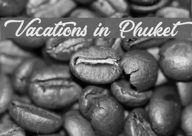 Vacations in Phuket Font examples