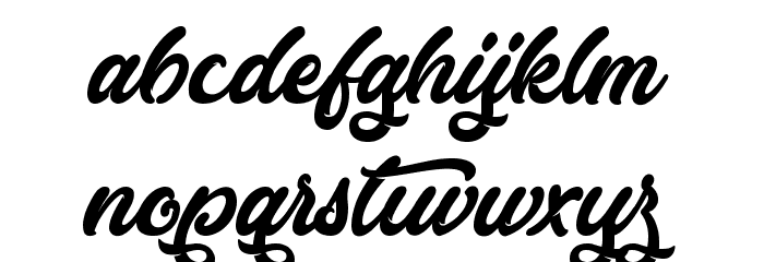 Vacations in Phuket Font LOWERCASE