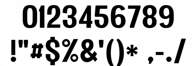 Vacer Sans Personal Bold Font Alte caractere