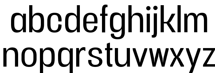 Vacer Sans Personal Book Font LOWERCASE