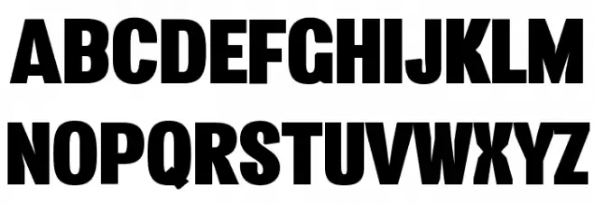 Vacer Sans Personal Fat Schriftart Groß