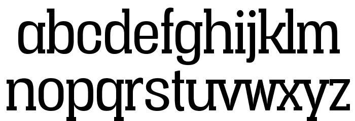 Vacer Serif Personal Book Шрифта строчной