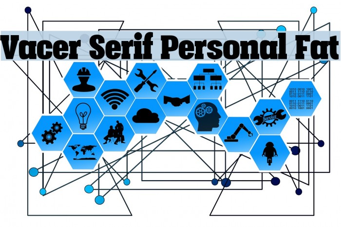 Vacer Serif Personal Fat Font examples