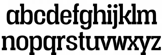 Vacer Serif Personal Font Litere mici
