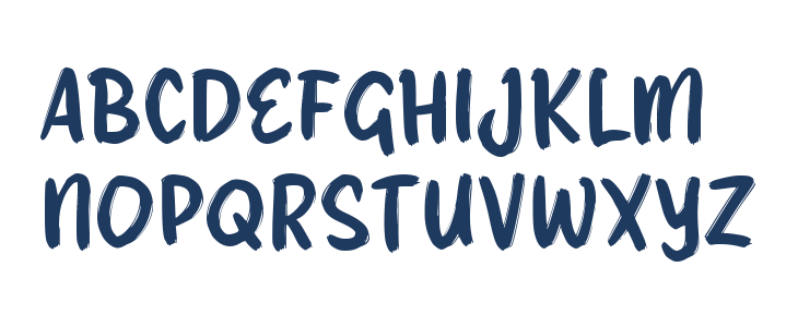 Vacio Brush Uppercase