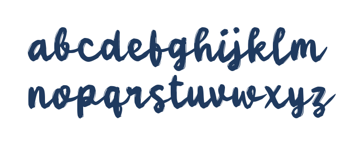 Vacio Brush Lowercase