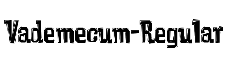 Vademecum-Regular Font