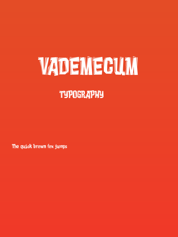 Vademecum Poster