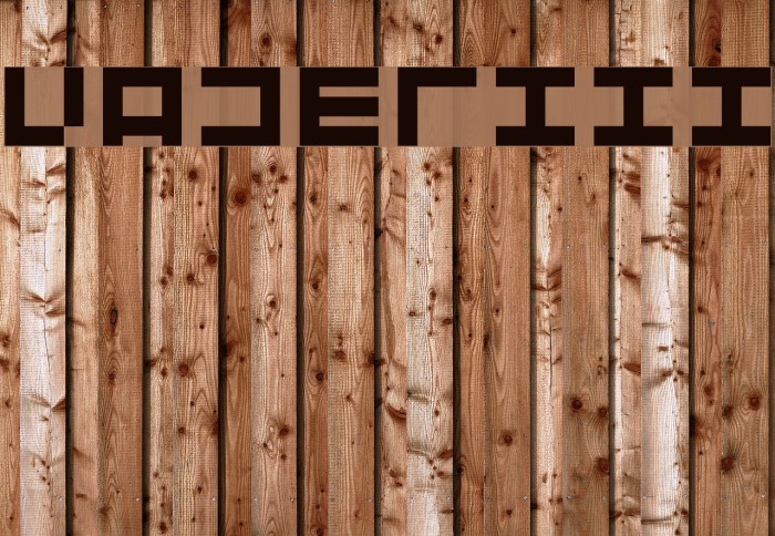 Vaderiii Font examples