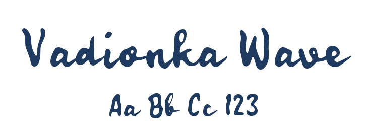 Vadionka Wave Font Preview