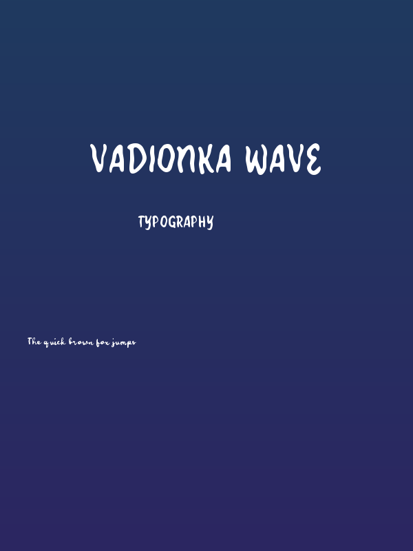 Vadionka Wave Poster