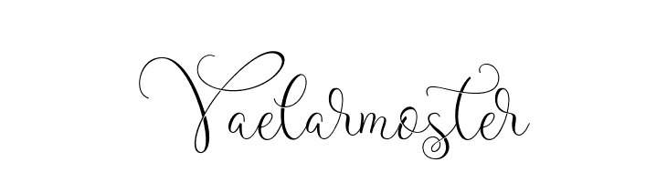 Vaelarmoster  Free Fonts Download