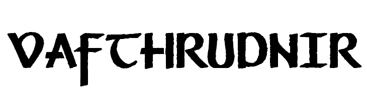Vafthrudnir Font