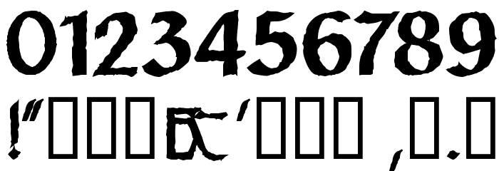 Vafthrudnir Font OTHER CHARS