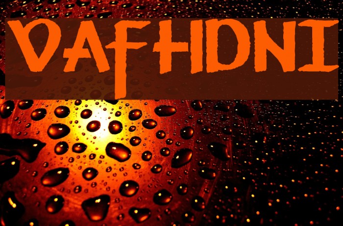 Vafthrudnir Font examples