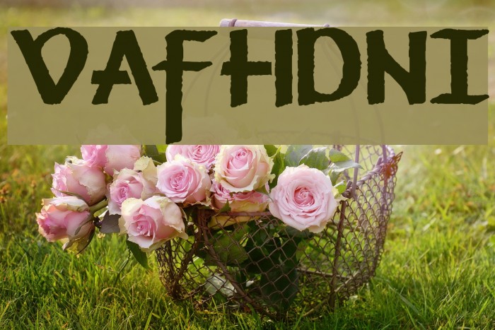 Vafthrudnir Font examples