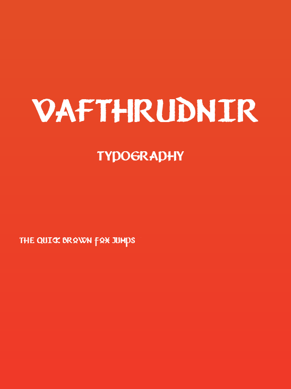 Vafthrudnir Poster