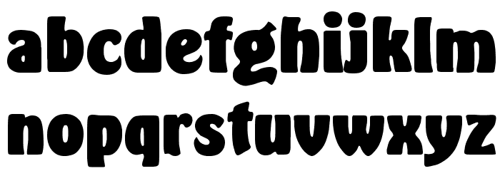 Vagabond Regular Font LOWERCASE