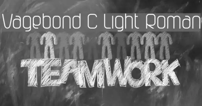 Vagebond C Light Roman Font examples
