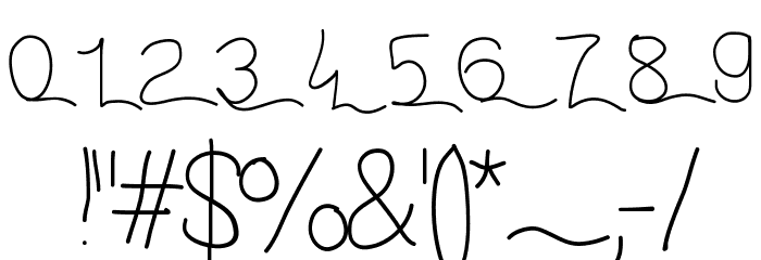 Vague Font OTHER CHARS