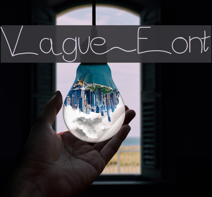 Vague Font examples