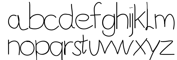 Vague Font LOWERCASE