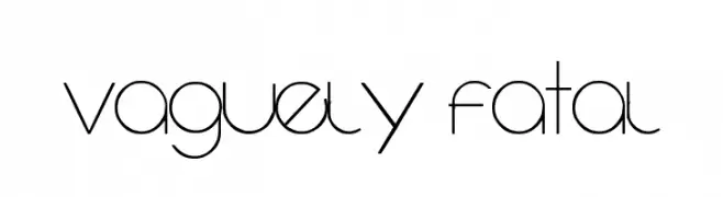 Vaguely Fatal  Frei Schriftart Herunterladen