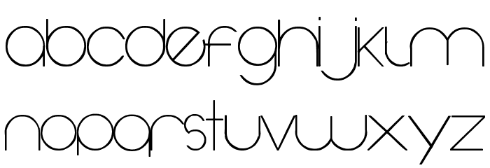 Vaguely Fatal Font LOWERCASE