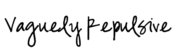 Vaguely Repulsive  Free Fonts Download