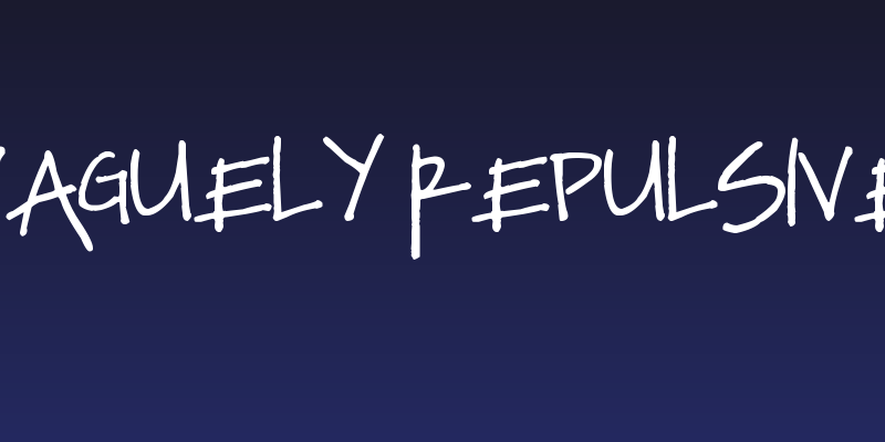 Vaguely Repulsive Social Header