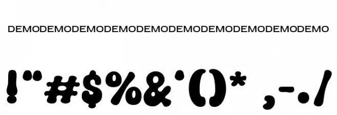 Vaguely Retro Regular Font OTHER CHARS