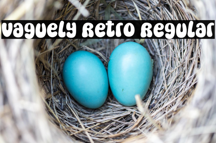 Vaguely Retro Regular Example 1