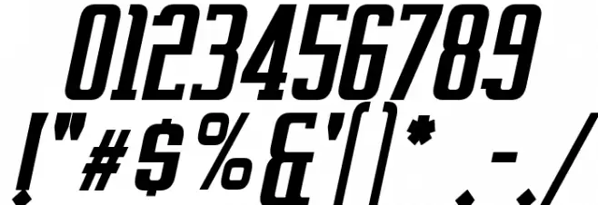 Vahika Bold Italic Font Alte caractere