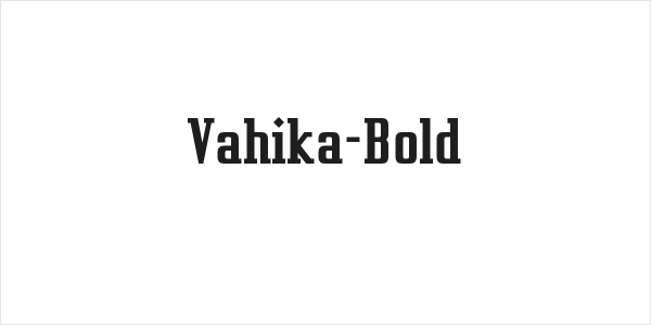 Vahika-Bold Logo