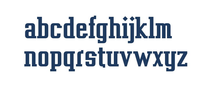 Vahika-Bold Lowercase