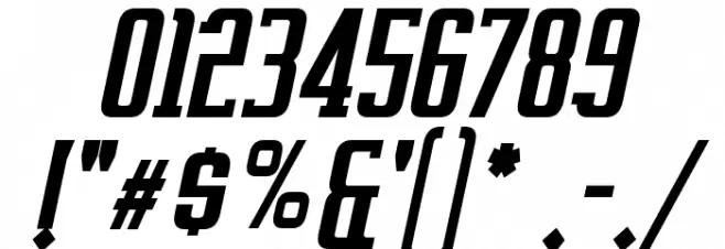 Vahika-BoldItalic Font OTHER CHARS