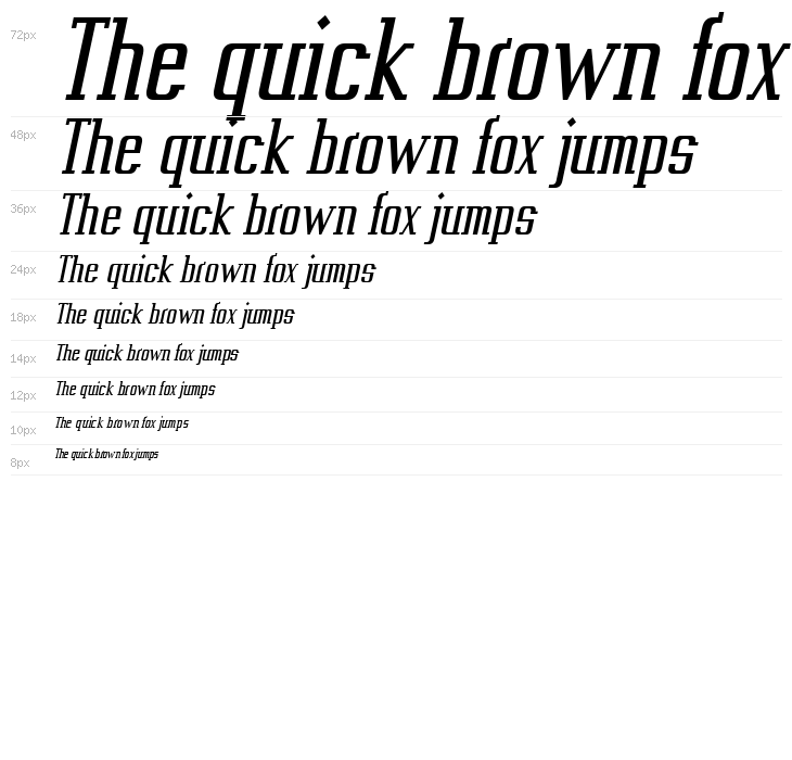 Vahika-Italic Waterfall