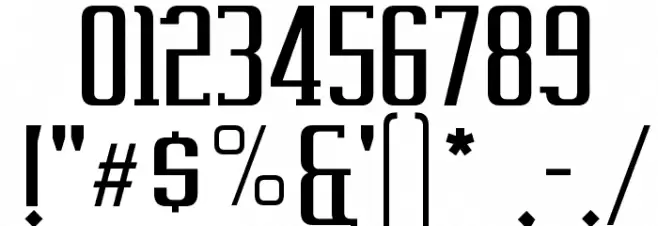 Vahika-Regular Font OTHER CHARS